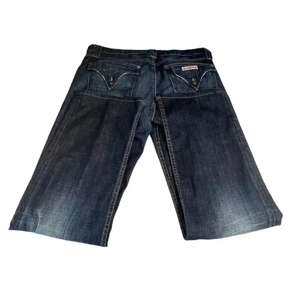 Hudson Men's Dark Wash Blue Jeans Size 36 - Picture 4 of 9